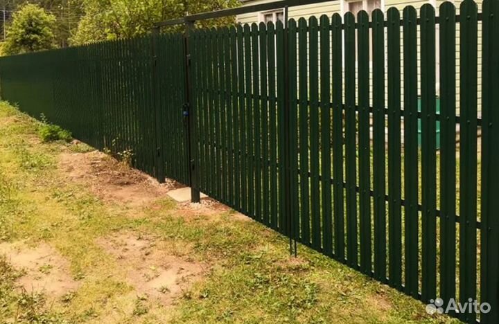 Забор металлический быстро качественно