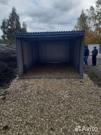 Гараж металлический хозблок