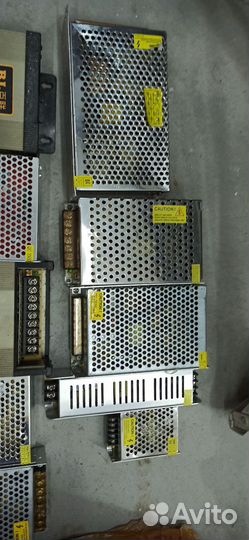 Блоки питания 12V и диммер с пультом