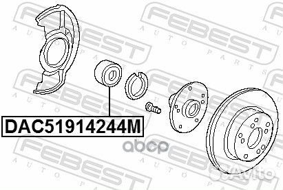 Подшипник ступ. honda accord 13- DAC51914244M F