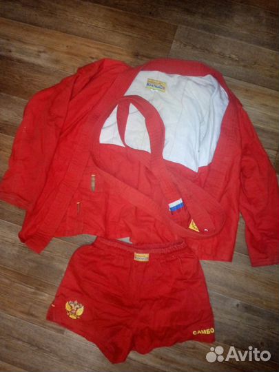 Костюм самбо, примерный возраст 9-10лет