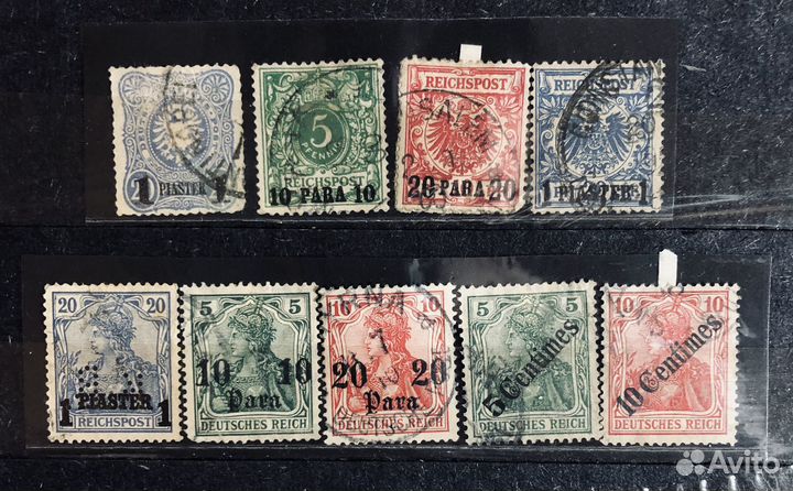 Марки Германии Левант/Австрийский Левант