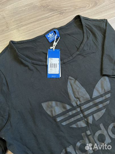 Мужская футболка черная adidas 50 р