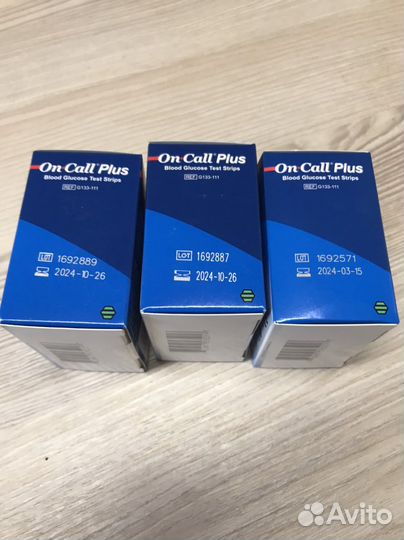 Тест полоски on call plus