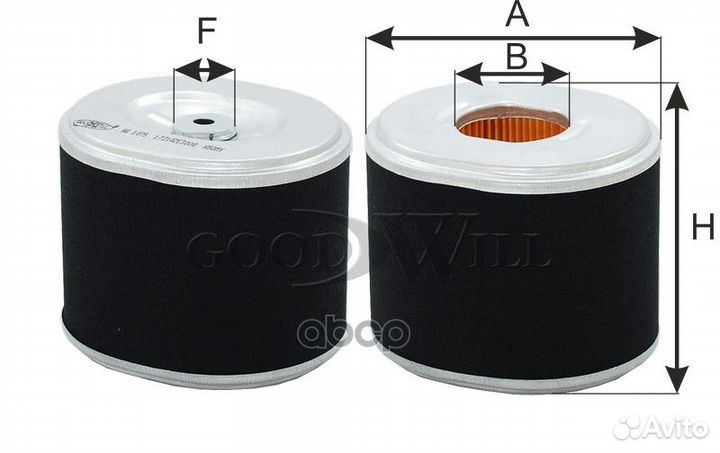 Фильтр воздушный Hatz Diesel Engines AG1075