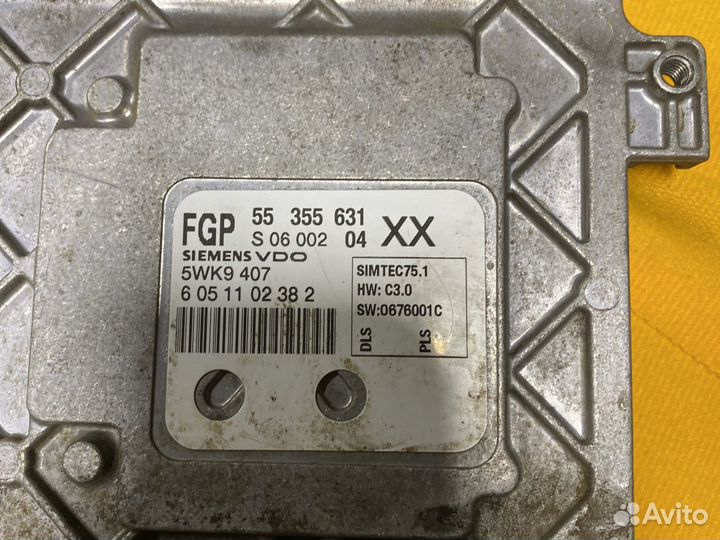 Эбу GM Opel