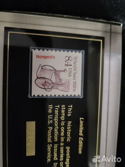 Почтовая марка wheelchair 1920s