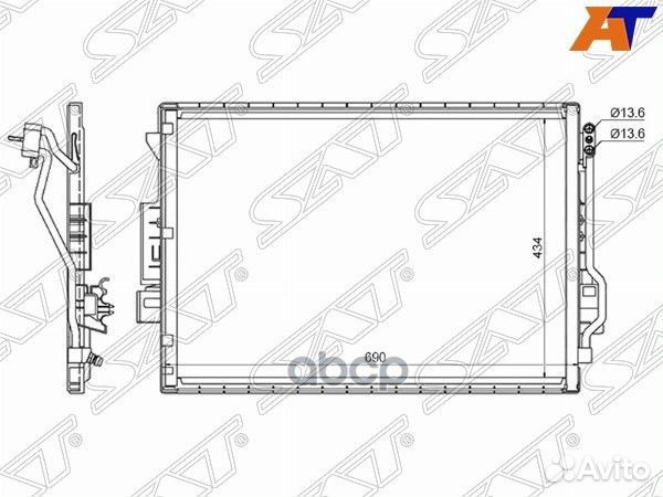 Радиатор кондиционера Mercedes-Benz S-Class 05