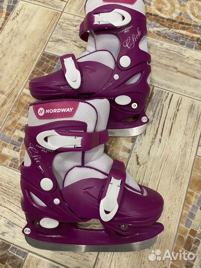 Коньки детские раздвижные nordway