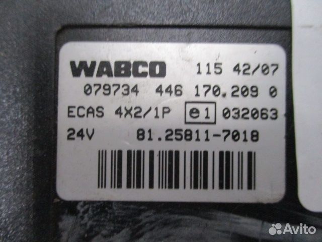 Блок управления ecas 4x2/1P MAN 81258117018