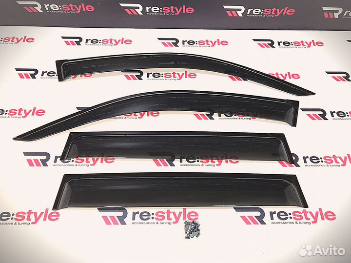 Ветровики Toyota Land Cruiser Prado 120 03-09г