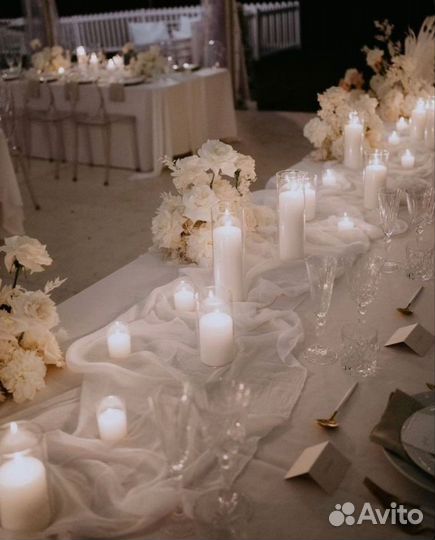 Насыпные свечи для декора