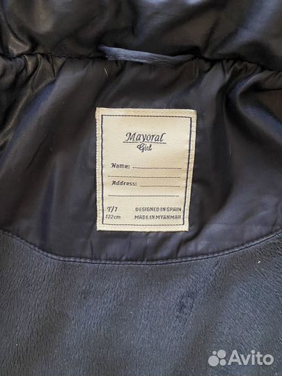 Пальто куртка для девочки mayoral 122