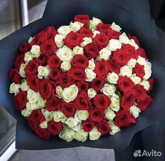 101 роза (доставка цветов )