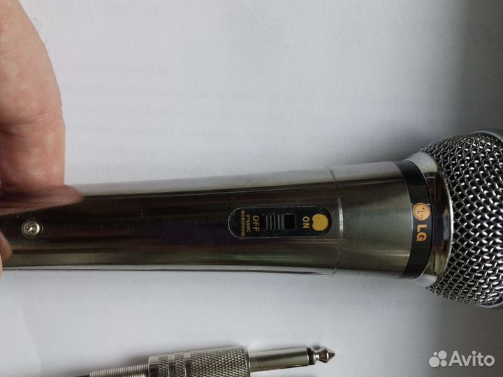 Микрофон LG imp:600 для караоке, студий и прочего