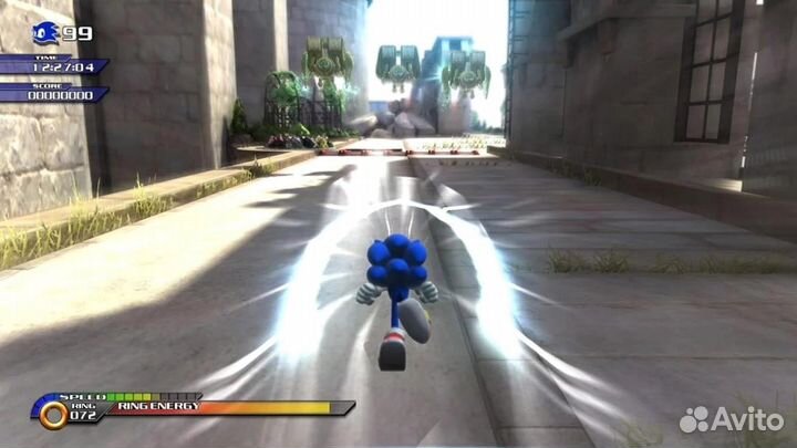 Sonic Unleashed Xbox 360, английская версия