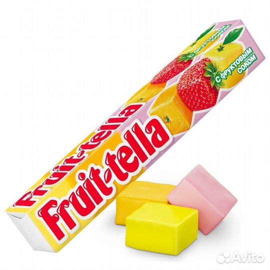 Жевательные конфеты fruittella ассорти 41г