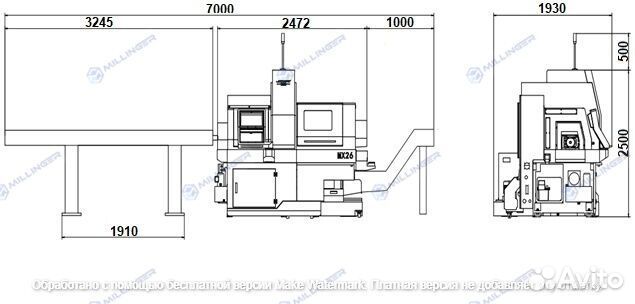 Автомат продольного точения jsway MX366