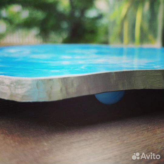 Поднос, подставка из эпоксидной смолы