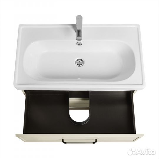 Тумба для ванной Нео Классика Белый Камень 85 см