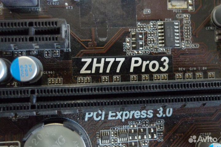 Материнская плата Asrock ZH77Pro 1155