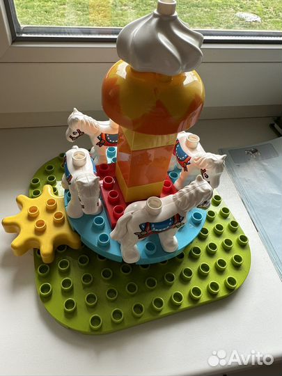 Lego duplo Большой парк аттракционов оригинал