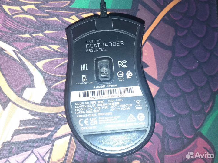 Мышь razer deathadder essential