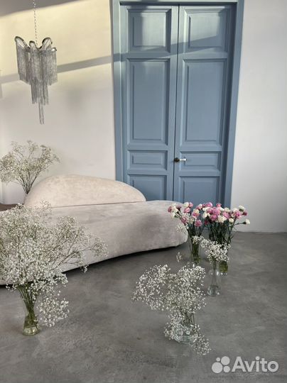 Фотостудия с живыми цветами, зал для мероприятий