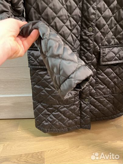 Стеганное пальто zara m