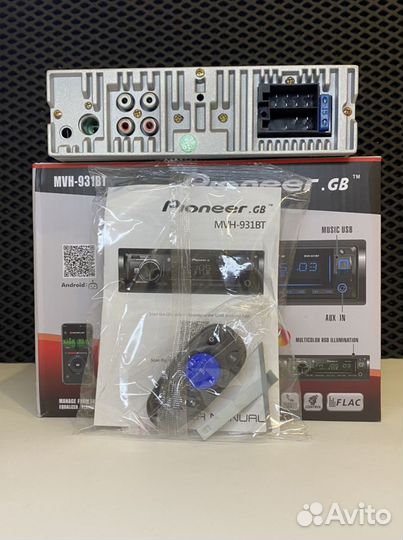 Автомагнитола pioneer 1 din с bluetooth