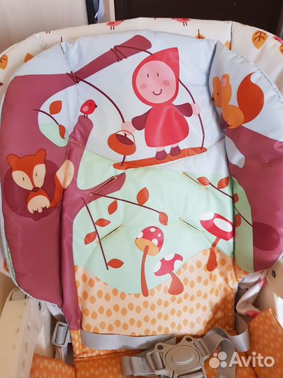 Стульчик для кормления chicco polly