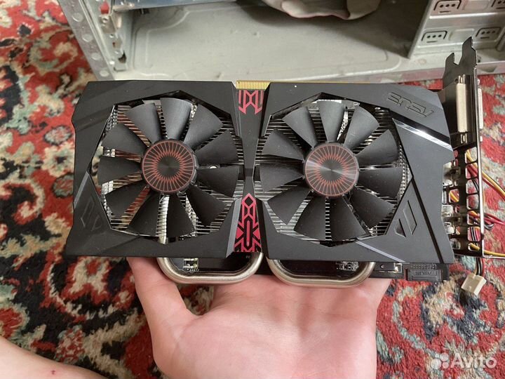 Видеокарта asus strix GTX 960 4 гб D5