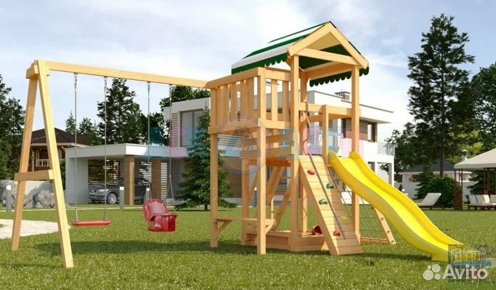 Детская площадка с установкой