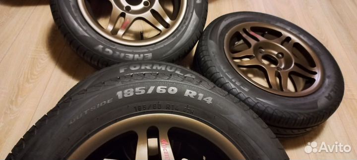 Колёса кованые всмпо + шины formula energy