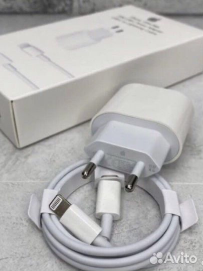 Зарядка на iPhone + стекло