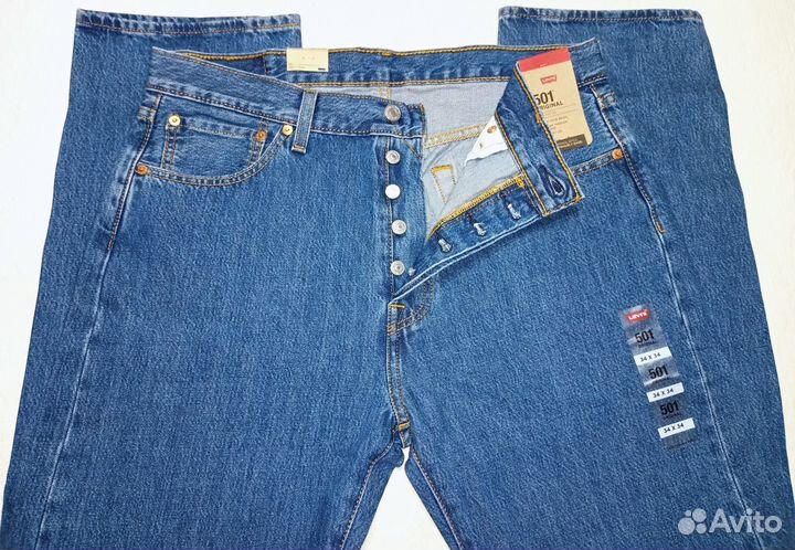 Levis 501 Medium Stonewash 32x34, 33x34