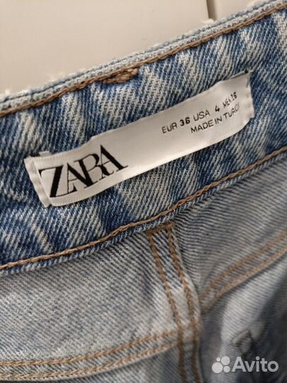 Джинсы zara Wide leg 36