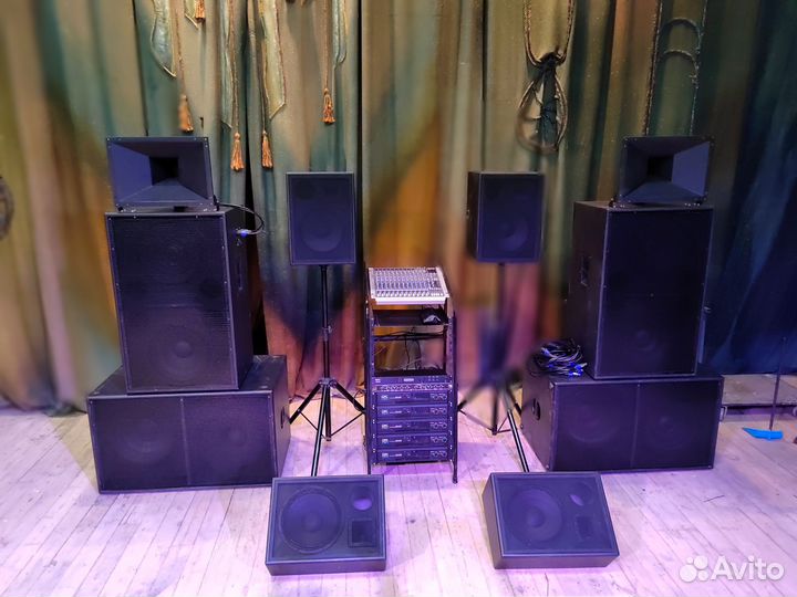Акустика для клуба, дискотеки, бара, ресторана