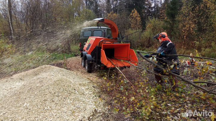 Расчистка территории / Измельчитель дерева