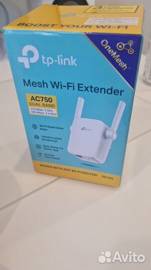 Усилитель беспроводного сигнала TP-link RE205