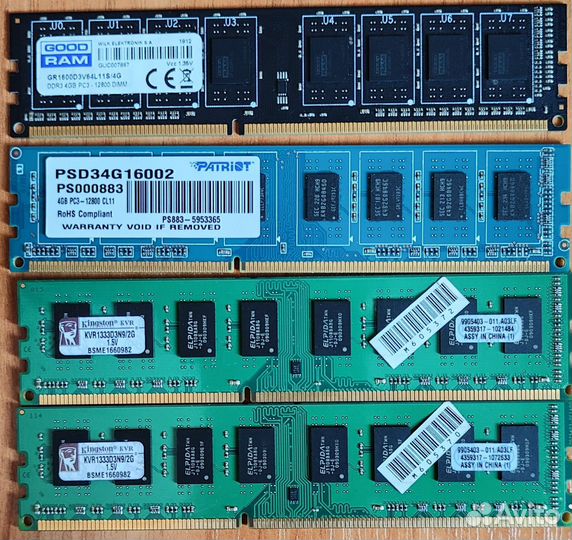 Оперативная память ddr3, ddr2