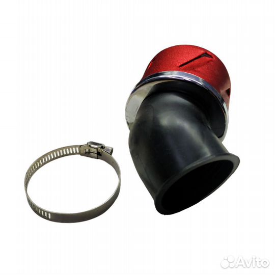 Фильтр воздушный нулевик Неон Красный d42mm