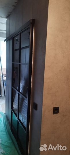 Межкомнатные перегородки, раздвижные из стекла