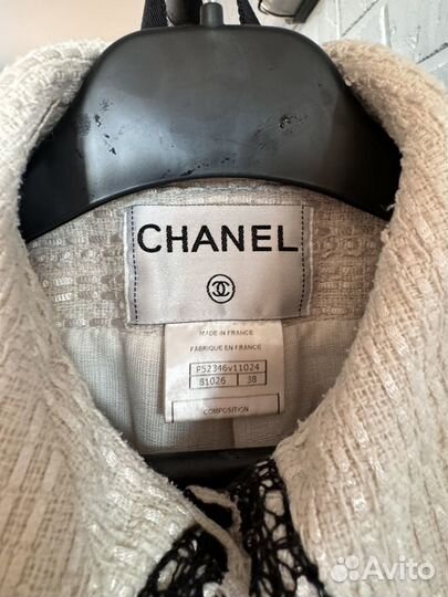 Твидовый жакет chanel