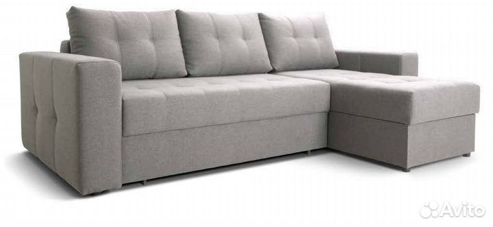 Диван угловый серый Палермо