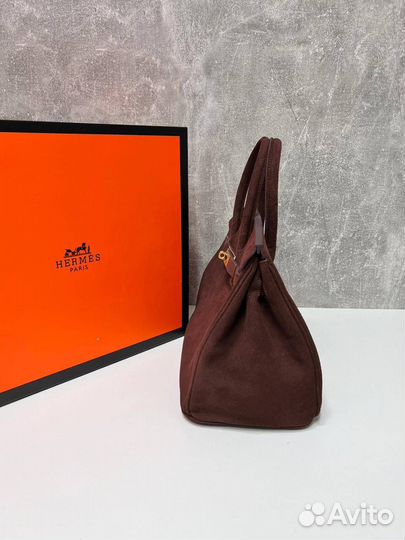 Сумка Hermes Birkin 30 замша