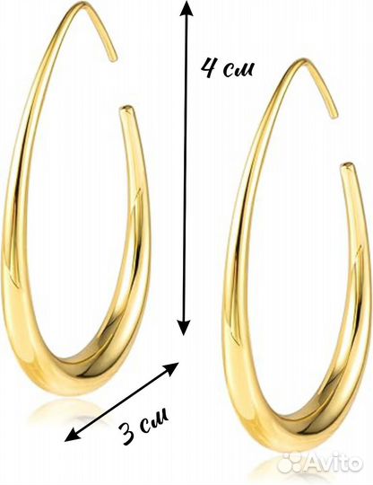 Новые серьги женские бижутерия