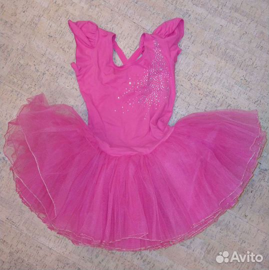 Купальник хлопок с пышной юбкой