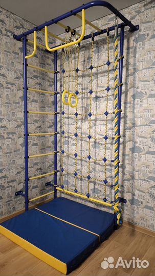 Спортивный уголок Пионер-8, пристеночный