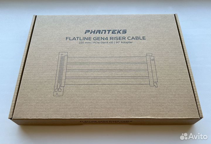 Райзер-кабель phanteks PCI-e 4.0 x16 220мм